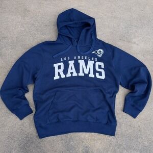 Hands High Los Angeles Rams Hoodie Mens 2XL Navy Blue NFL Sweatshirt Pullover
